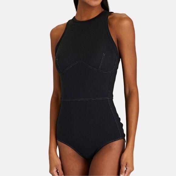 New Balance X Bandier “Move Her World” Paneled Bodysuit. Size Small. - Picture 1 of 15